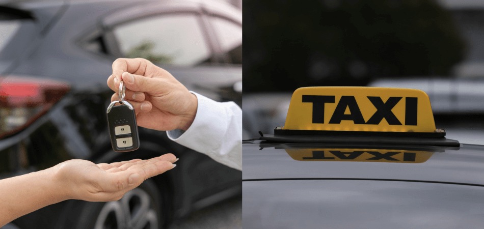Beneficii a chirie auto față de utilizarea unui serviciu de taxi